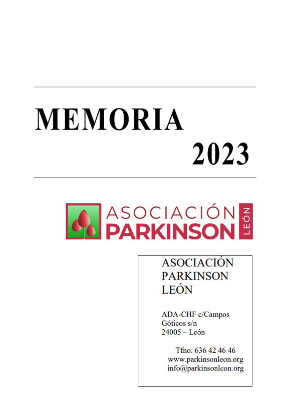 Asoc. Párkinson León - Memoria 2023