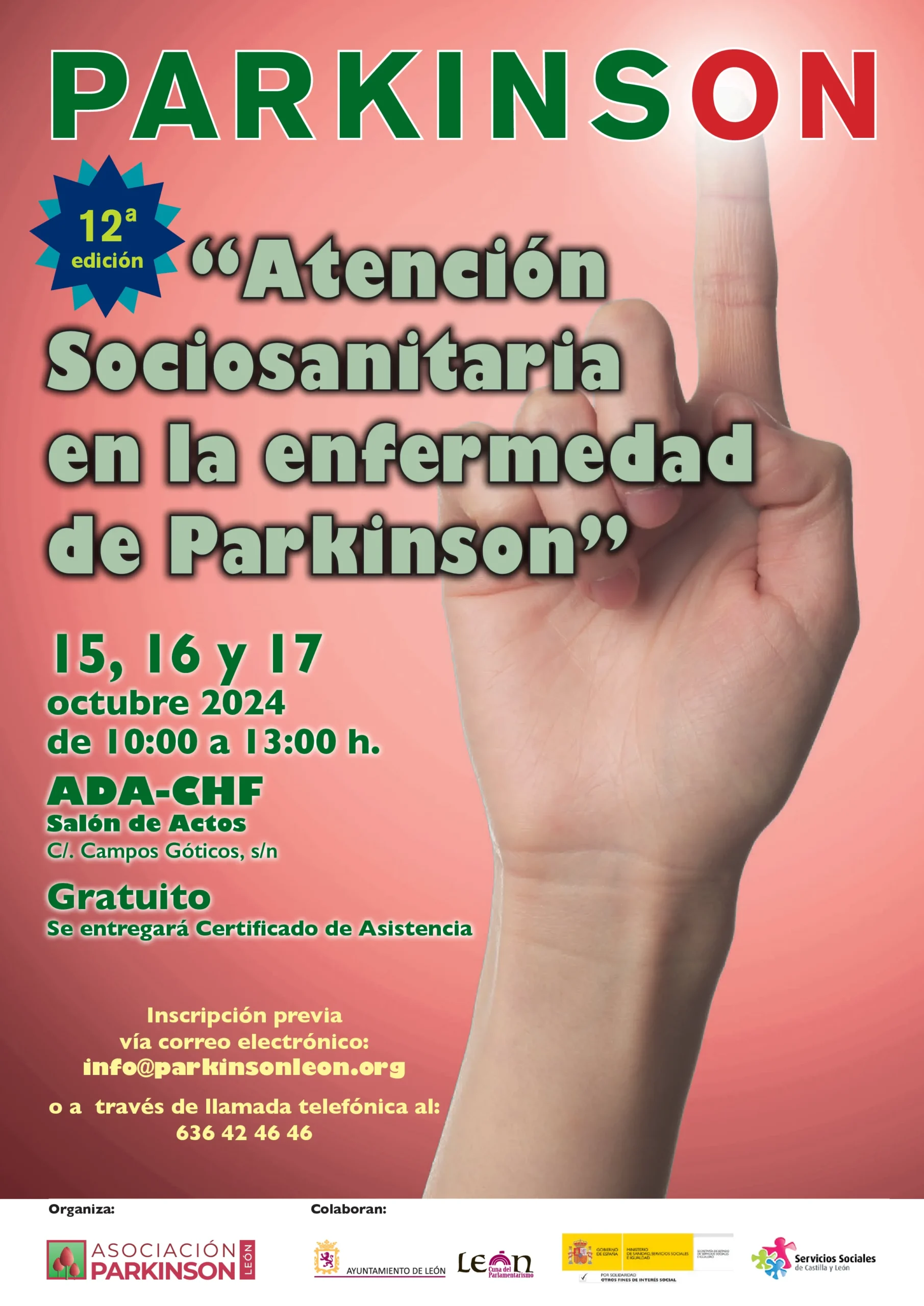 Atención Sociosanitaria en la Enfermedad del Parkinson (XII Ed.)